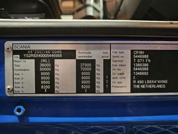 Scania G490 8x4*4 / HMF 5020 CRANE - KRAN + JIB + WINCH / RETARDER